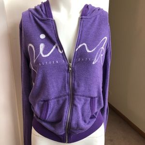 PINK lounge zip-up sweatshirt